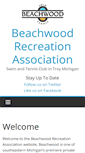 Mobile Screenshot of beachwoodrec.org